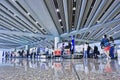 Baggage claim area Beijing Capital International Airport Royalty Free Stock Photo